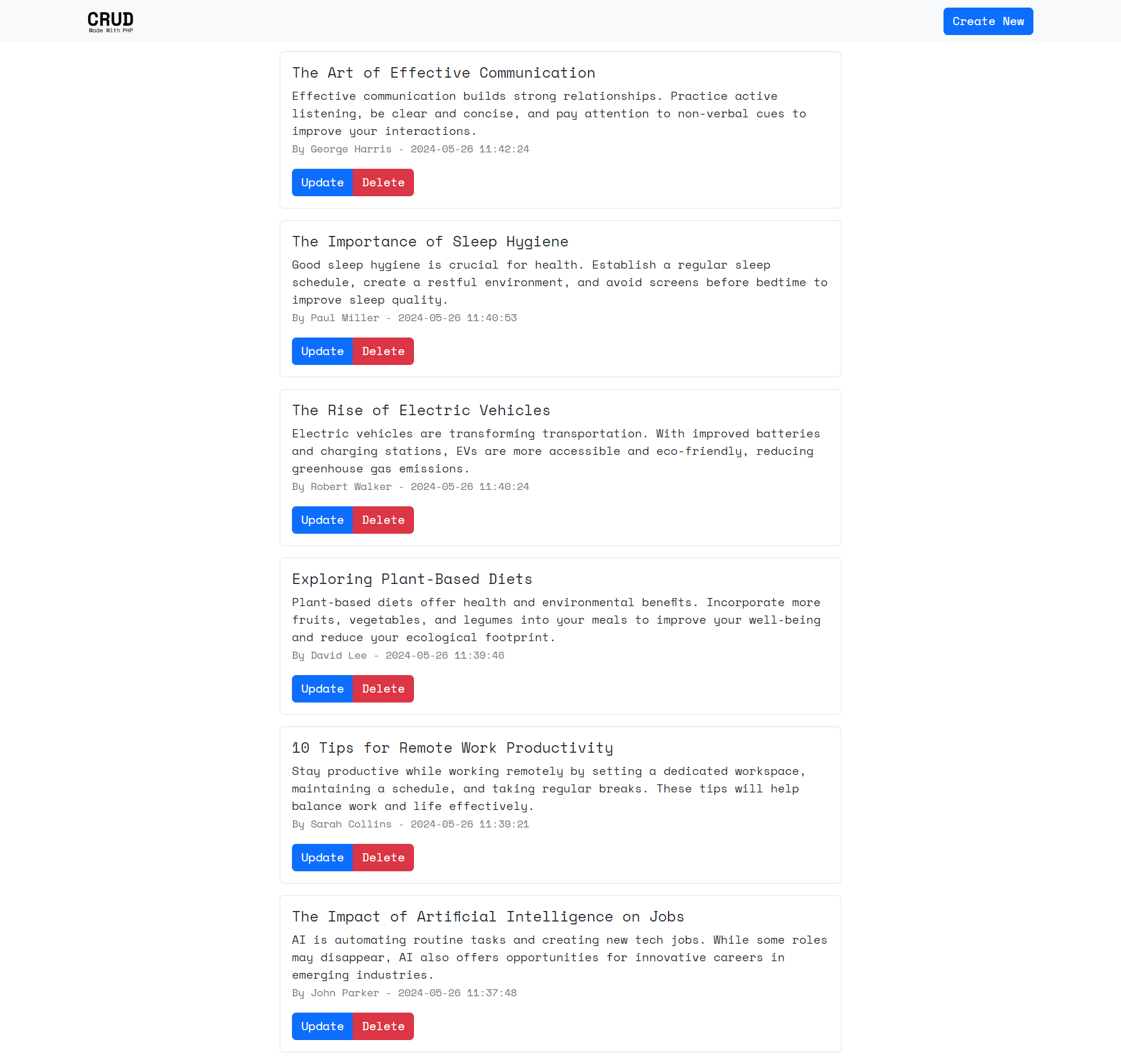 BlogApp preview 1