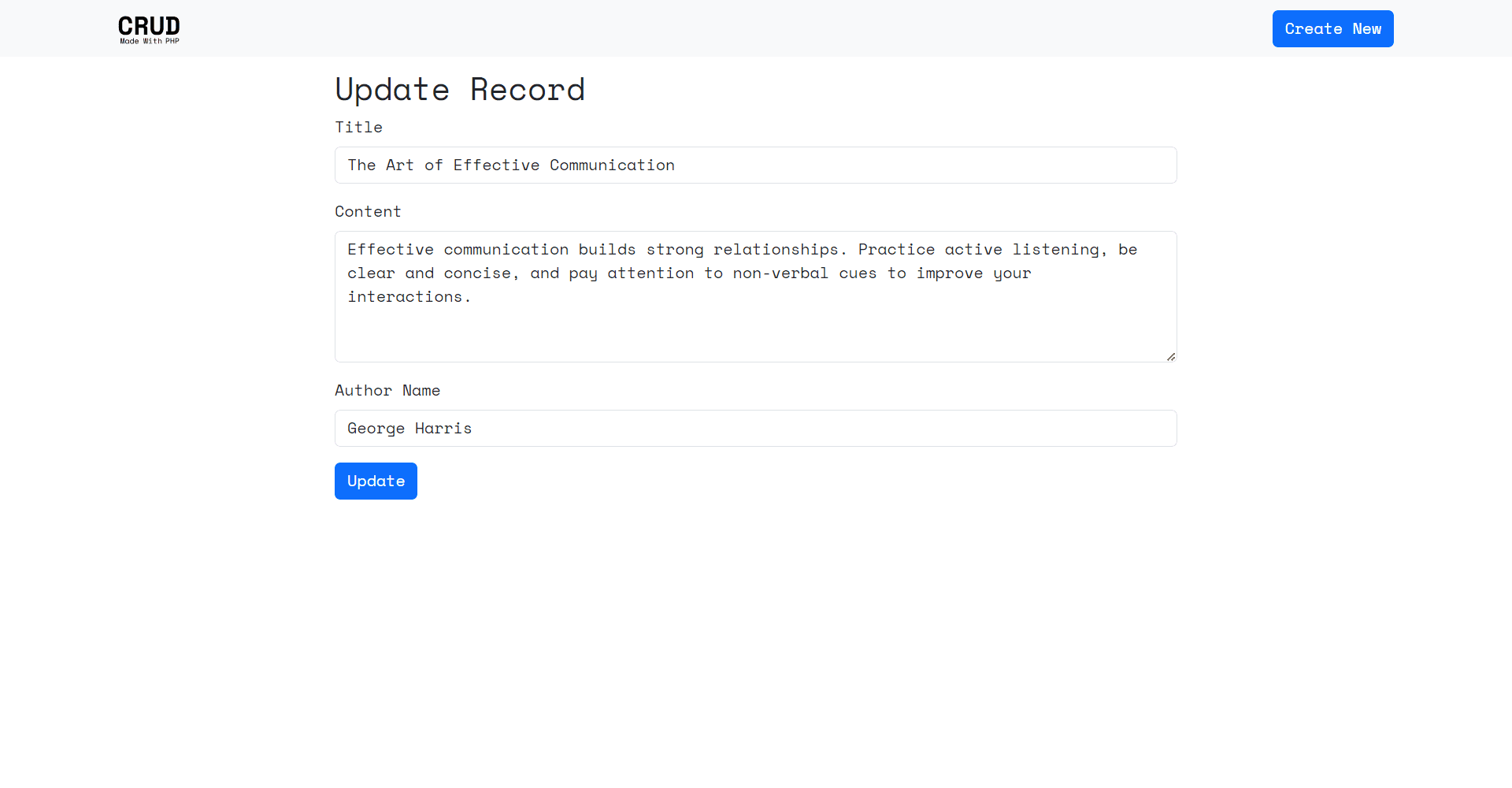 BlogApp preview 3